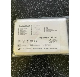 HARTMANN drap triangulaire blanc sach