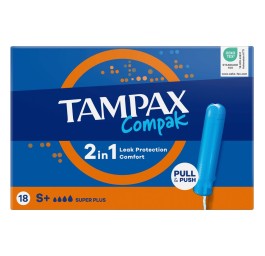 TAMPAX tampons Compak Super Plus 18 pce