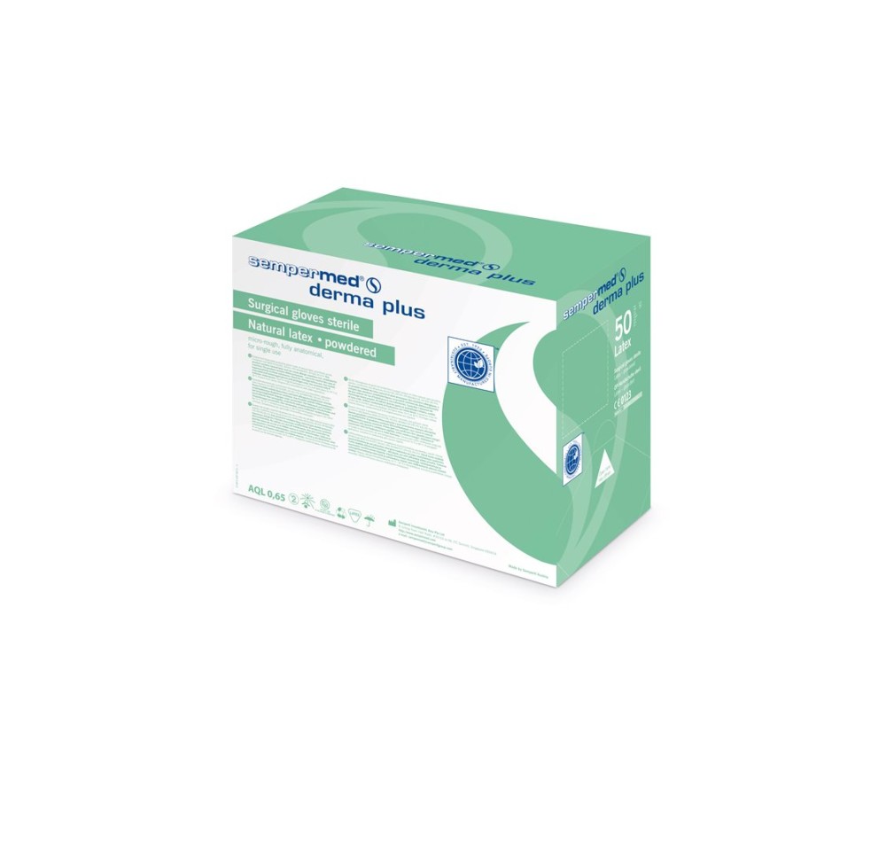 SEMPERMED Derma Plus 7 stérile 50 paire