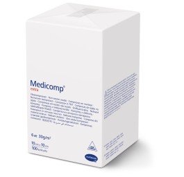 MEDICOMP Extra 6 plis S30 10x10cm non st 100 pce