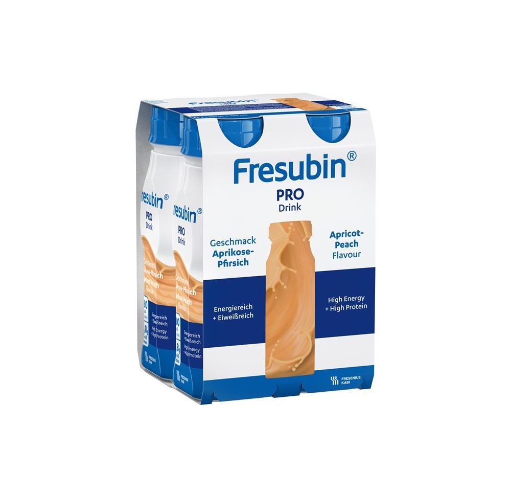 FRESUBIN Pro Drink abricôt-pêche 4 fl 200 ml FRESUBIN Pro Drink abricôt-pêche 4 fl 200 ml