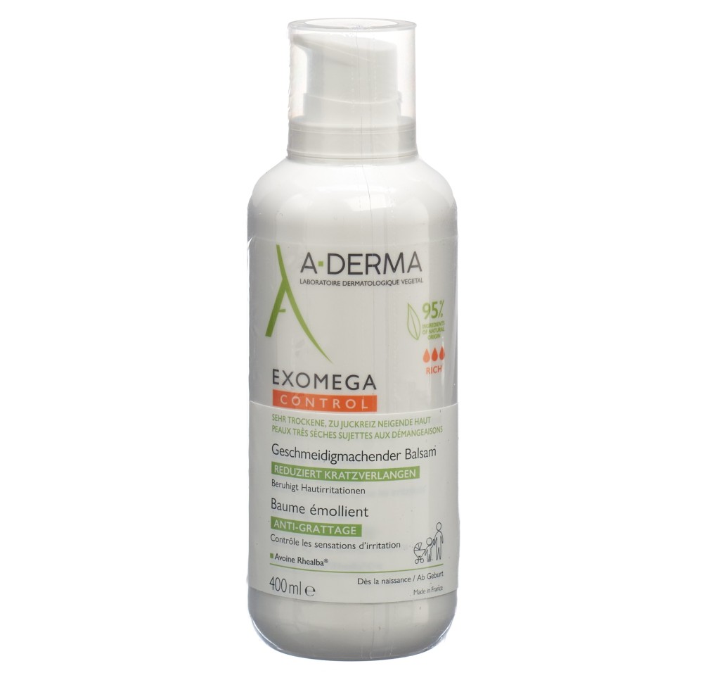 A-DERMA EXOMEGA CTRL baume fl 400 ml