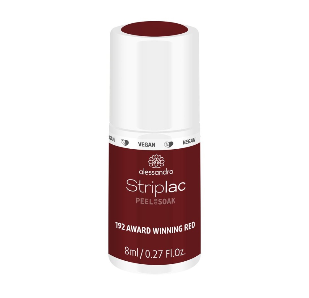 ALESSAN Striplac Peel or Soak off Awa Win Red 8 ml