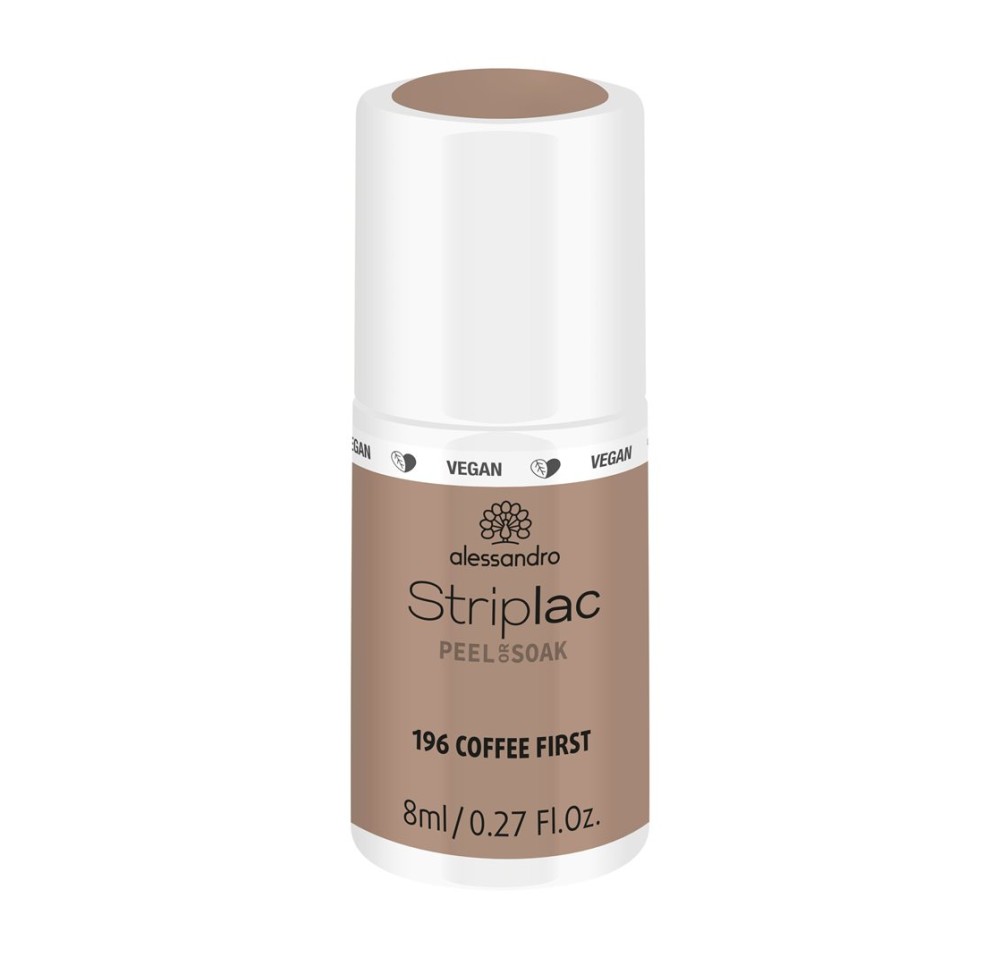 ALESSAN Striplac Peel or Soak off Coff First 8 ml ALESSAN Striplac Peel or Soak off Coff First 8 ml