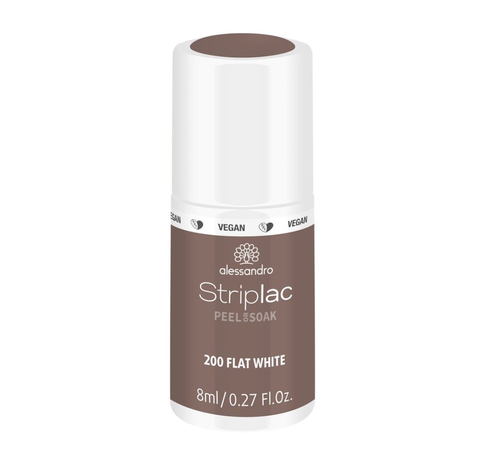 ALESSAN Striplac Peel or Soak off Flat White 8 ml ALESSAN Striplac Peel or Soak off Flat White 8 ml