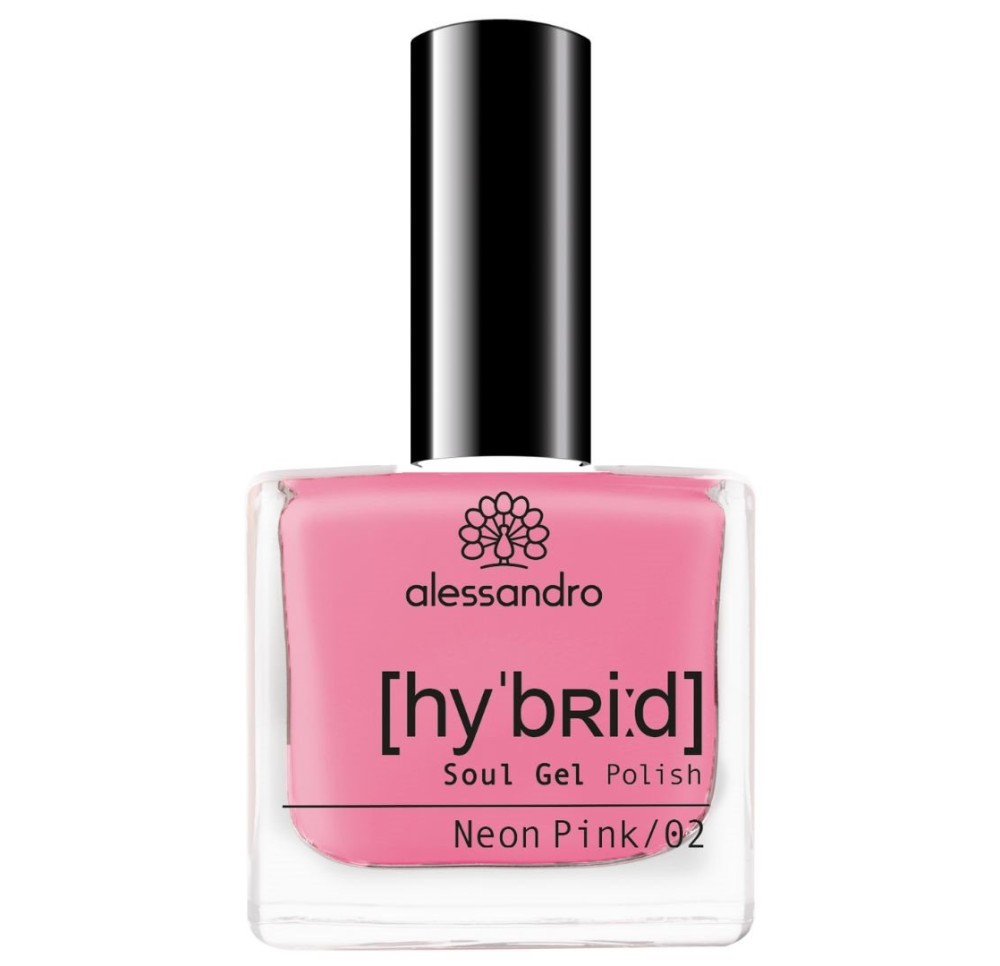 ALESSAN Hybrid Soul Gel Polish Neon Pink 8 ml