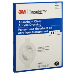 3M TEGADERM ABSORB pans vulnéra 11.1x12.7cm 10 pce