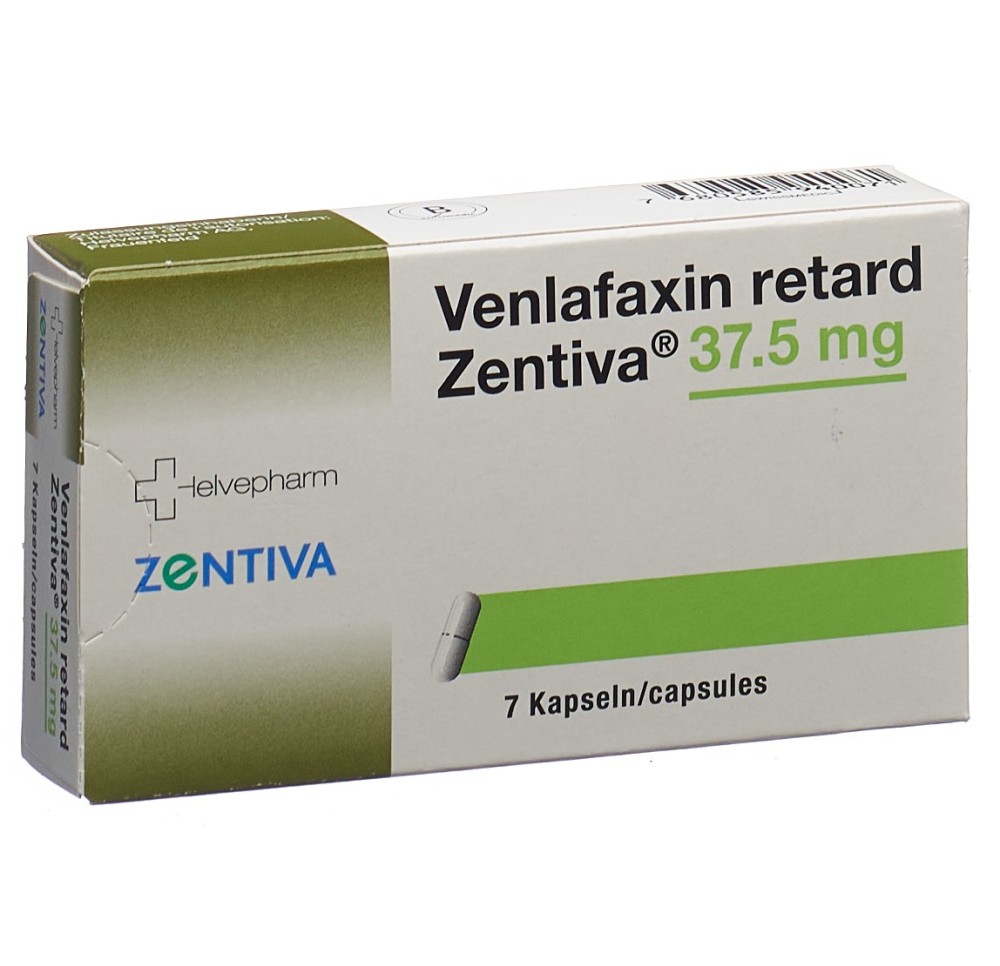 VENLAFAXIN ret Zentiva caps ret 37.5 mg 7 pce VENLAFAXIN ret Zentiva caps ret 37.5 mg 7 pce
