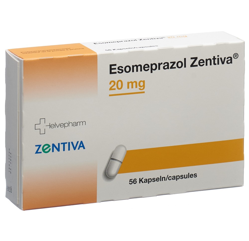 ESOMEPRAZOL Zentiva caps 20 mg 56 pce ESOMEPRAZOL Zentiva caps 20 mg 56 pce