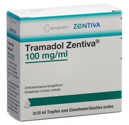 TRAMADOL Zentiva gouttes 100 mg/ml 3 fl 10 ml