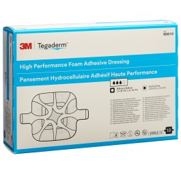 3M TEGADERM FOAM HP comp mous 5x5cm adhé 10 pce