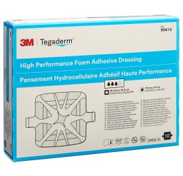3M TEGADERM FOAM HP comp mous 10x10cm adhé 10 pce