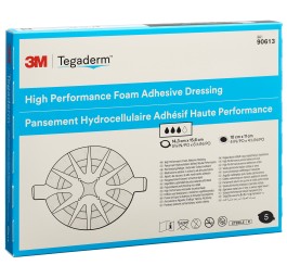 3M TEGADERM FOAM HP comp mous 10x11cm adhé 5 pce