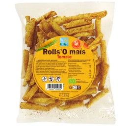 PURAL Rolls chips de mais tomate sach 125 g