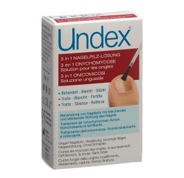 UNDEX 3 en 1 onychomycose solution ongles 7 ml