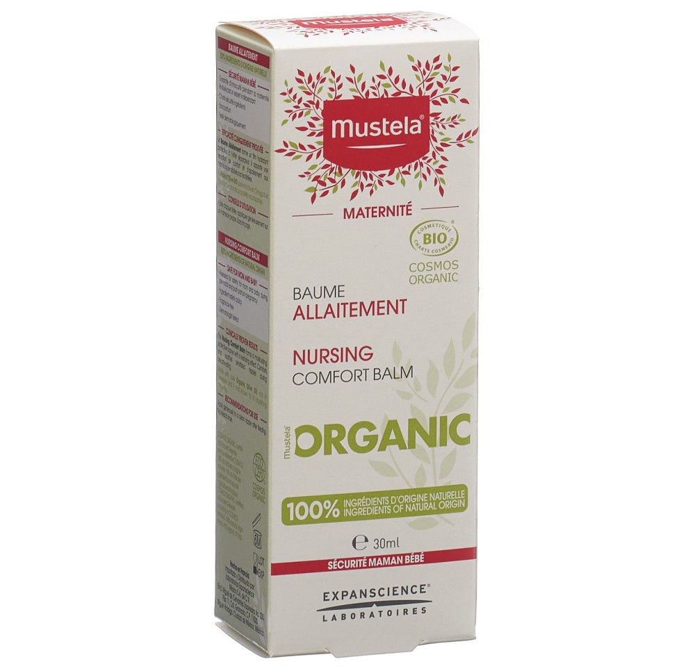 MUSTELA Maternité baume allaitement BIO tb 30 ml MUSTELA Maternité baume allaitement BIO tb 30 ml