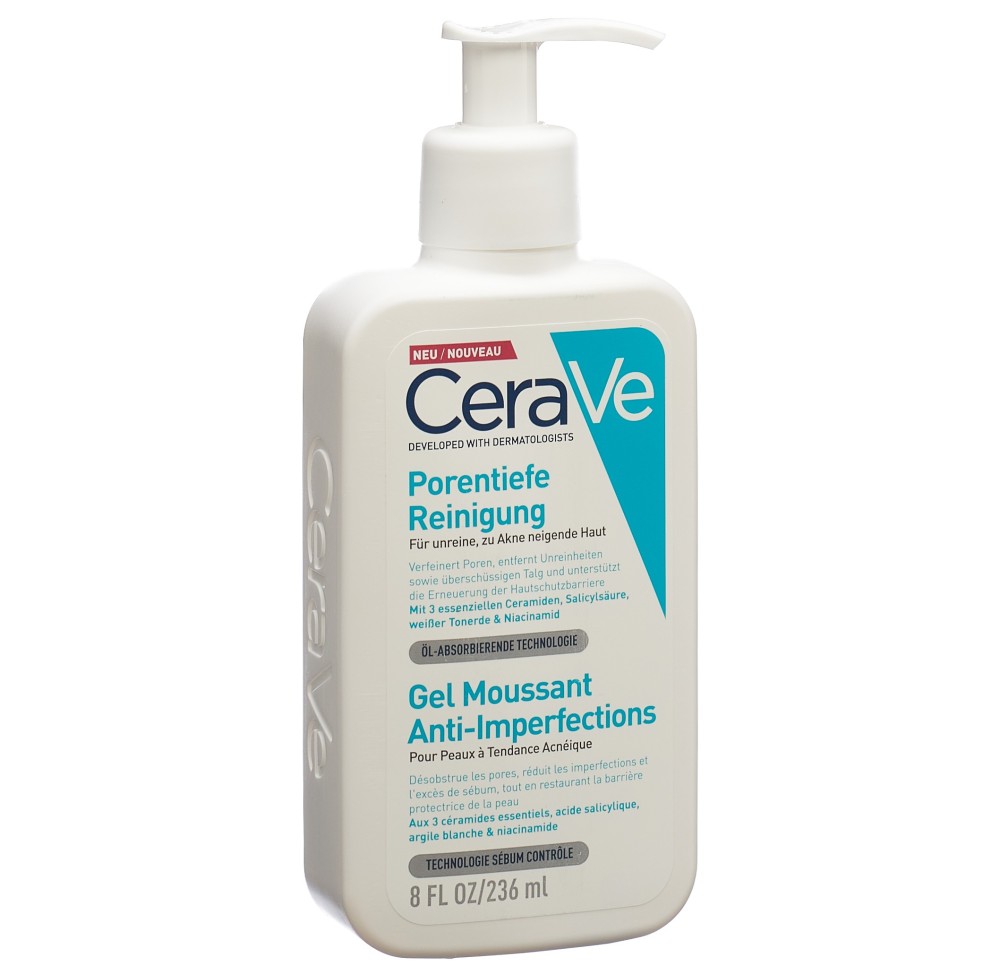 CERAVE Gel moussant anti-imperfections fl 236 ml