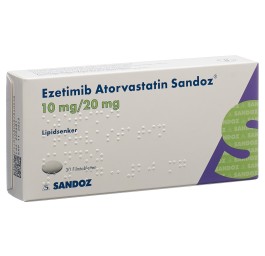EZETIMIBE Atorvast Sandoz cpr pell 10/20mg 30 pce