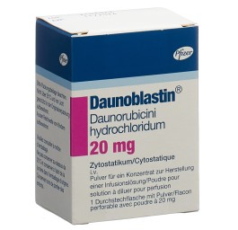 DAUNOBLASTIN subst sèche 20 mg flac