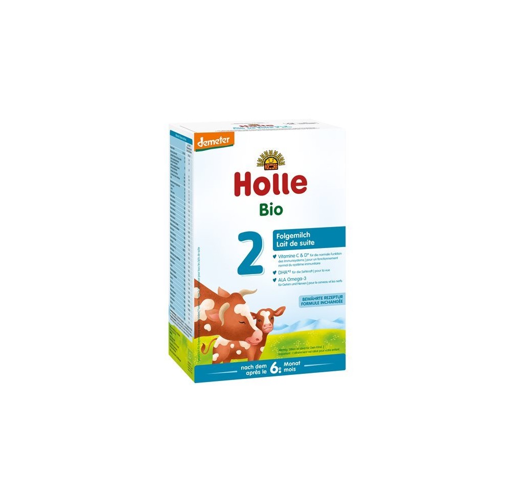 HOLLE lait de suite 2 pdr bio 600 g