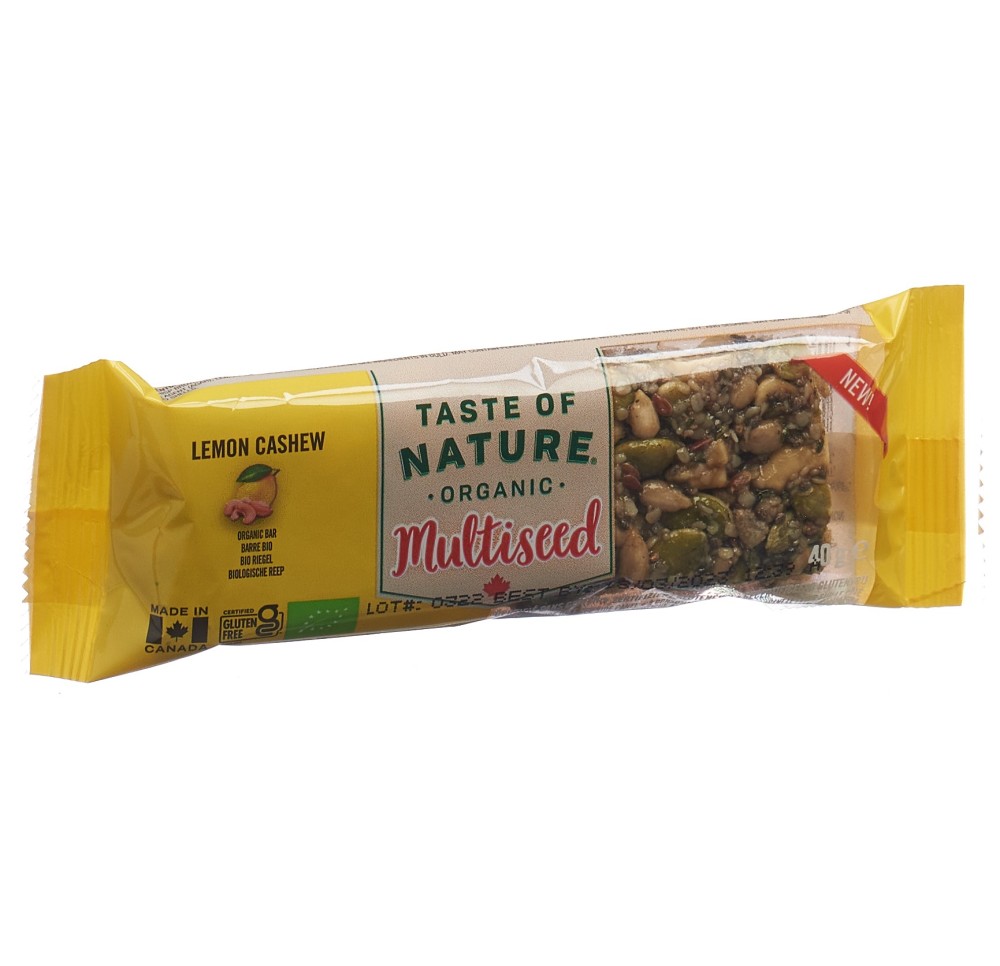 TASTE OF NATURE Multiseed Lem Cashew Bio 40 g TASTE OF NATURE Multiseed Lem Cashew Bio 40 g