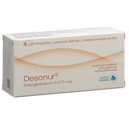 DESONUR cpr pell 0.075 mg 6 x 28 pce