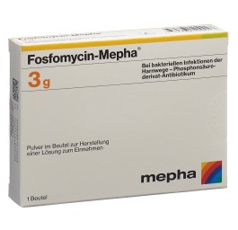 FOSFOMYCIN Mepha 3 g pdr p solution buvable sach