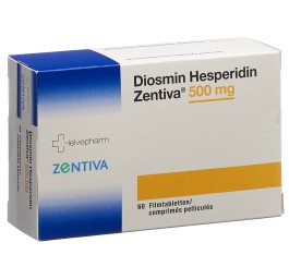 DIOSMIN HESPERIDIN Zentiva cpr pell 500 mg 60 pce