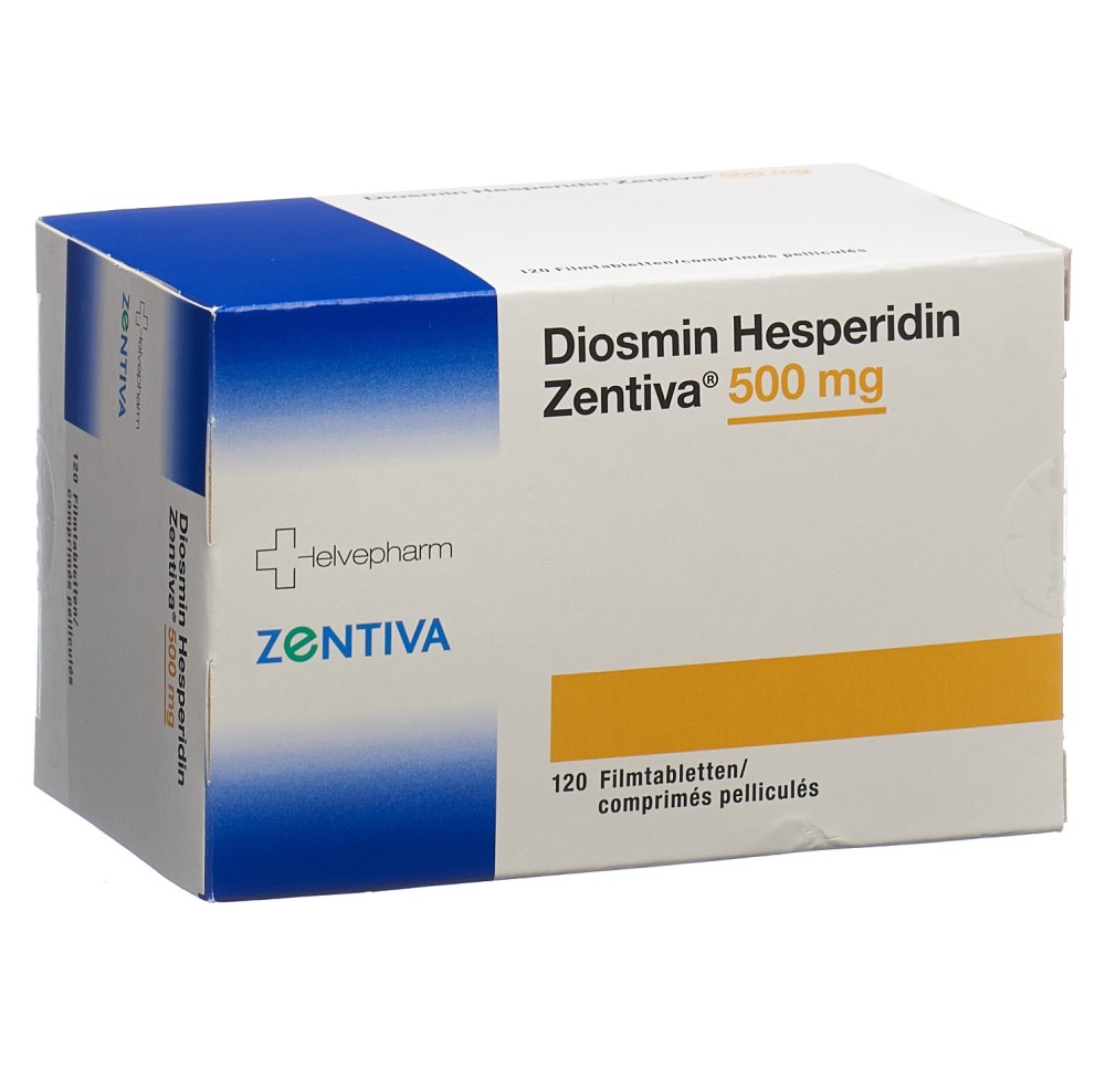 DIOSMIN HESPERIDIN Zentiva cpr pell 500 mg 120 pce