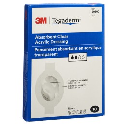 3M TEGADERM ABSORB pans vulnéra 7.6x9.5cm 10 pce