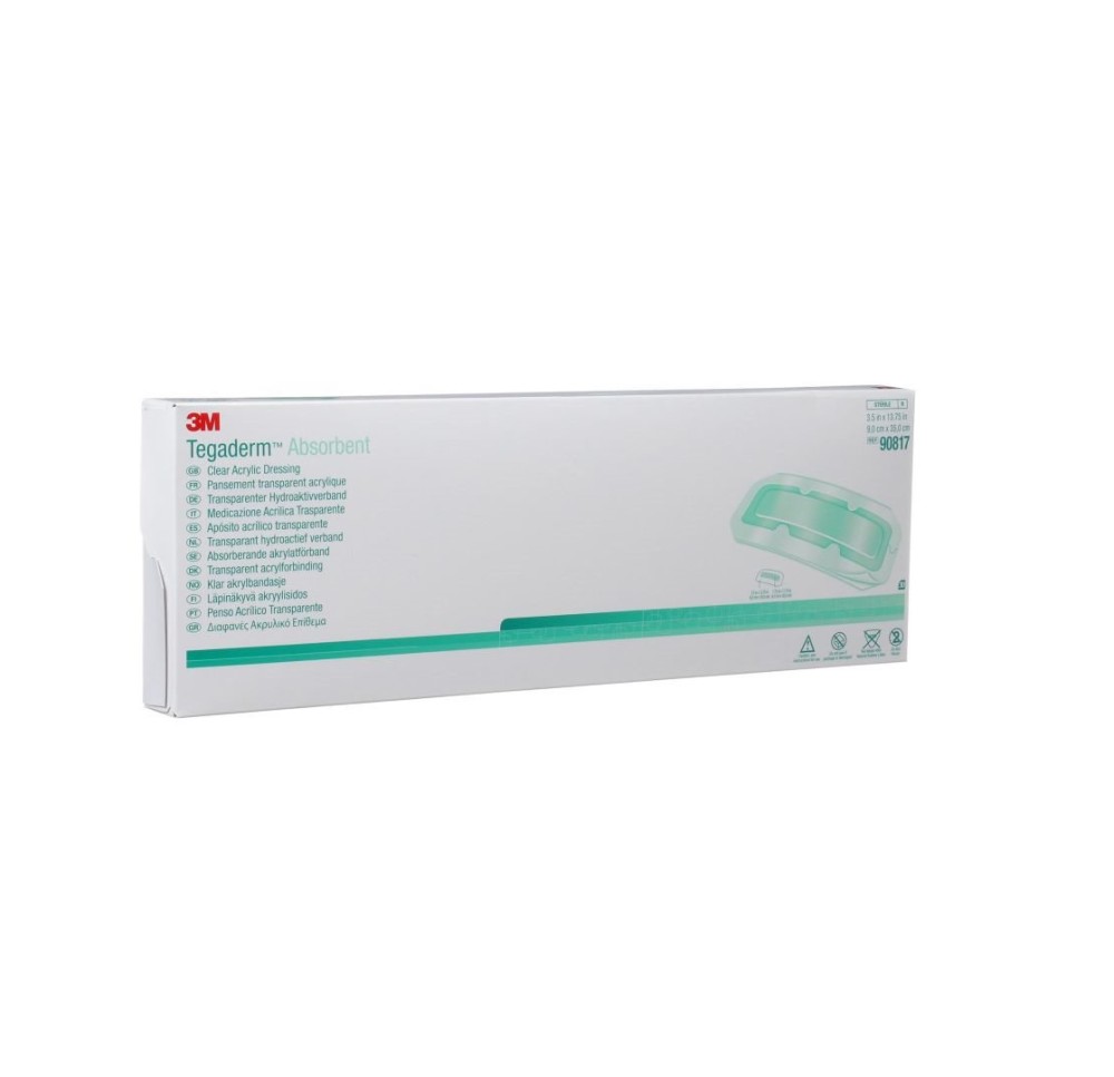 3M TEGADERM ABSORB pans vulnéra 9x35cm 30 pce 3M TEGADERM ABSORB pans vulnéra 9x35cm 30 pce