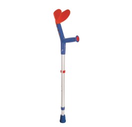 HERDEGEN béquilles Tiki enfants bleu rouge 1 paire