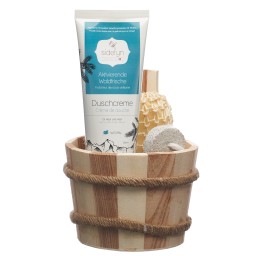 SIDEFYN set cadeau baquet cr douche fraîcheur bois