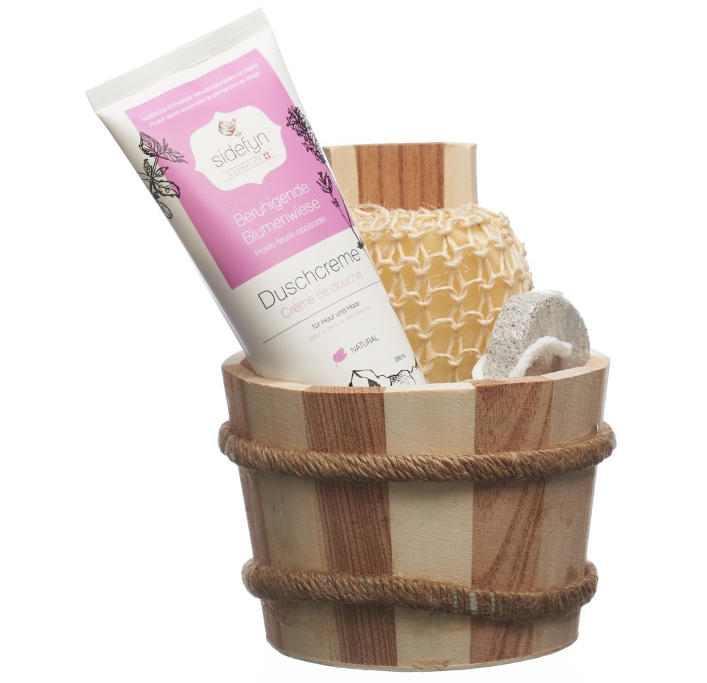 SIDEFYN set cadeau baquet cr douche pr fleurie