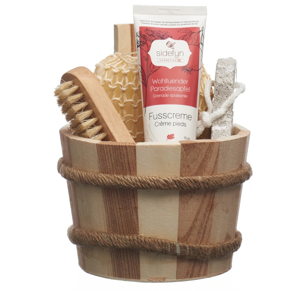 SIDEFYN set cadeau baquet crème pieds grenade