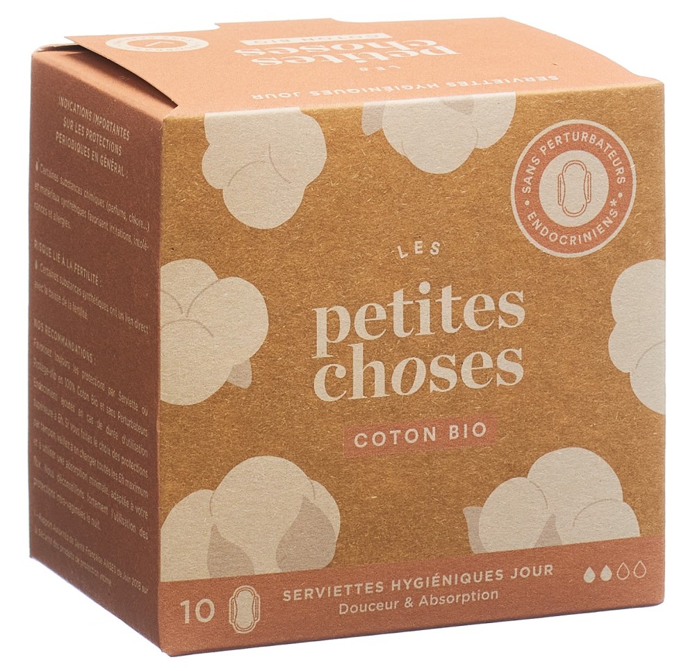 LES PETITES CHOSES serviett hyg jour bio 10 pce