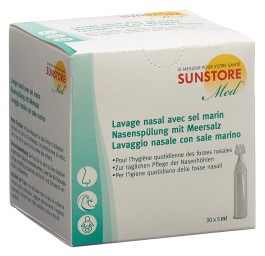 SUN STORE MED lavage nasal sel marin 30 x 5 ml