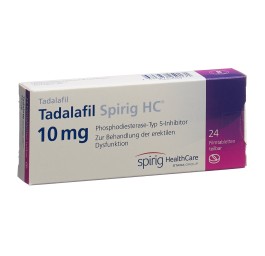 TADALAFIL Spirig HC cpr pell 10 mg 24 pce