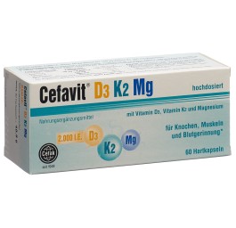 CEFAVIT D3 2000 K2 Mg caps 60 pce