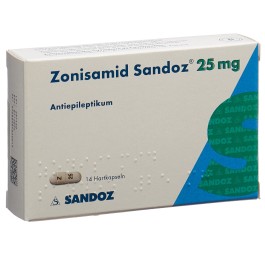 ZONISAMIDE Sandoz caps 25 mg 14 pce