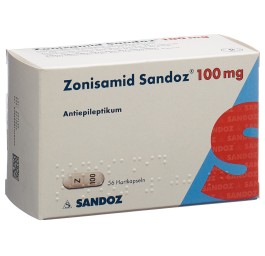ZONISAMIDE Sandoz caps 100 mg 56 pce
