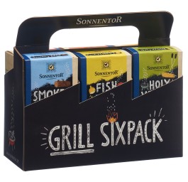 SONNENTOR Grillgewürz Sixpack à 6 Beutel BIO