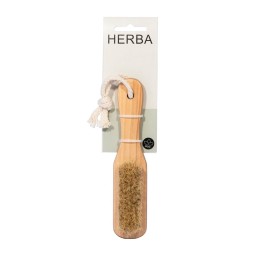HERBA brosse à pieds av pierre ponce
