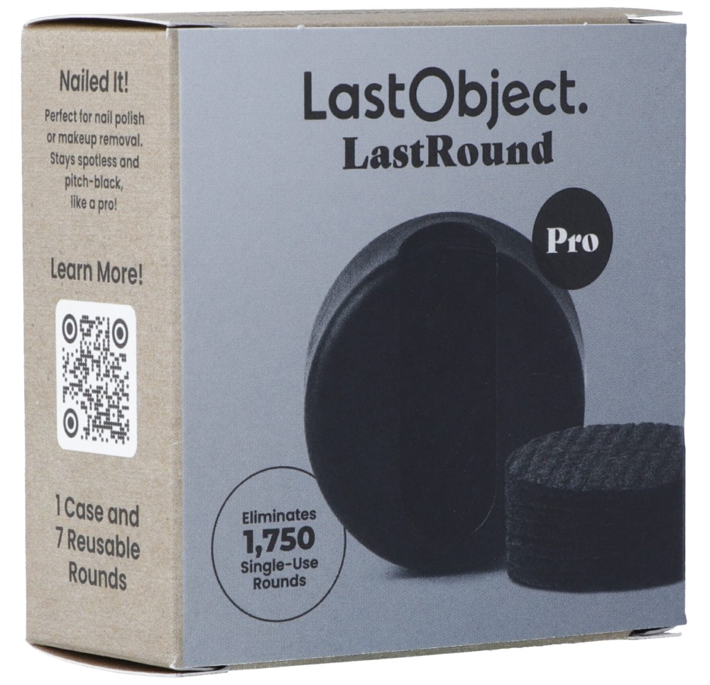 LASTROUND PRO disques démaquillants réuti noir