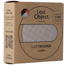 LASTROUND disques démaquillants réutil large pêche