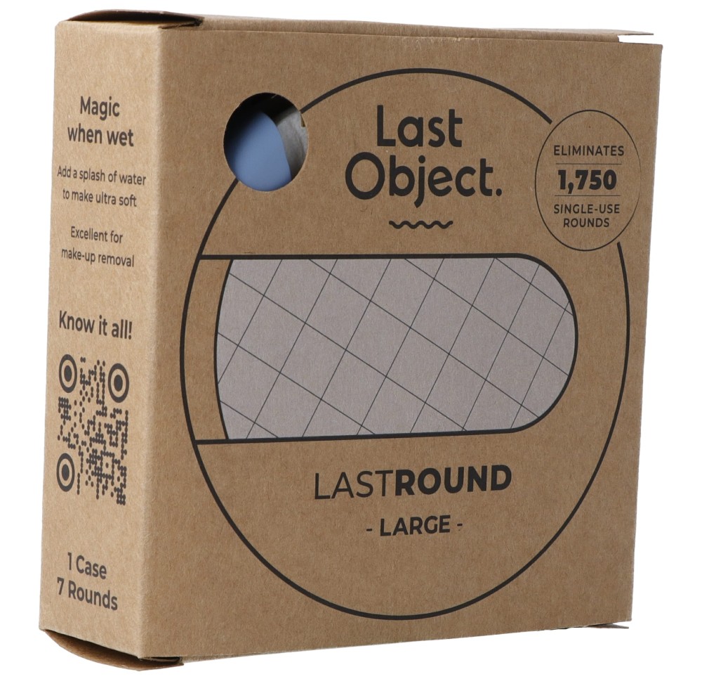 LASTROUND disques démaquillants réutil large bleu