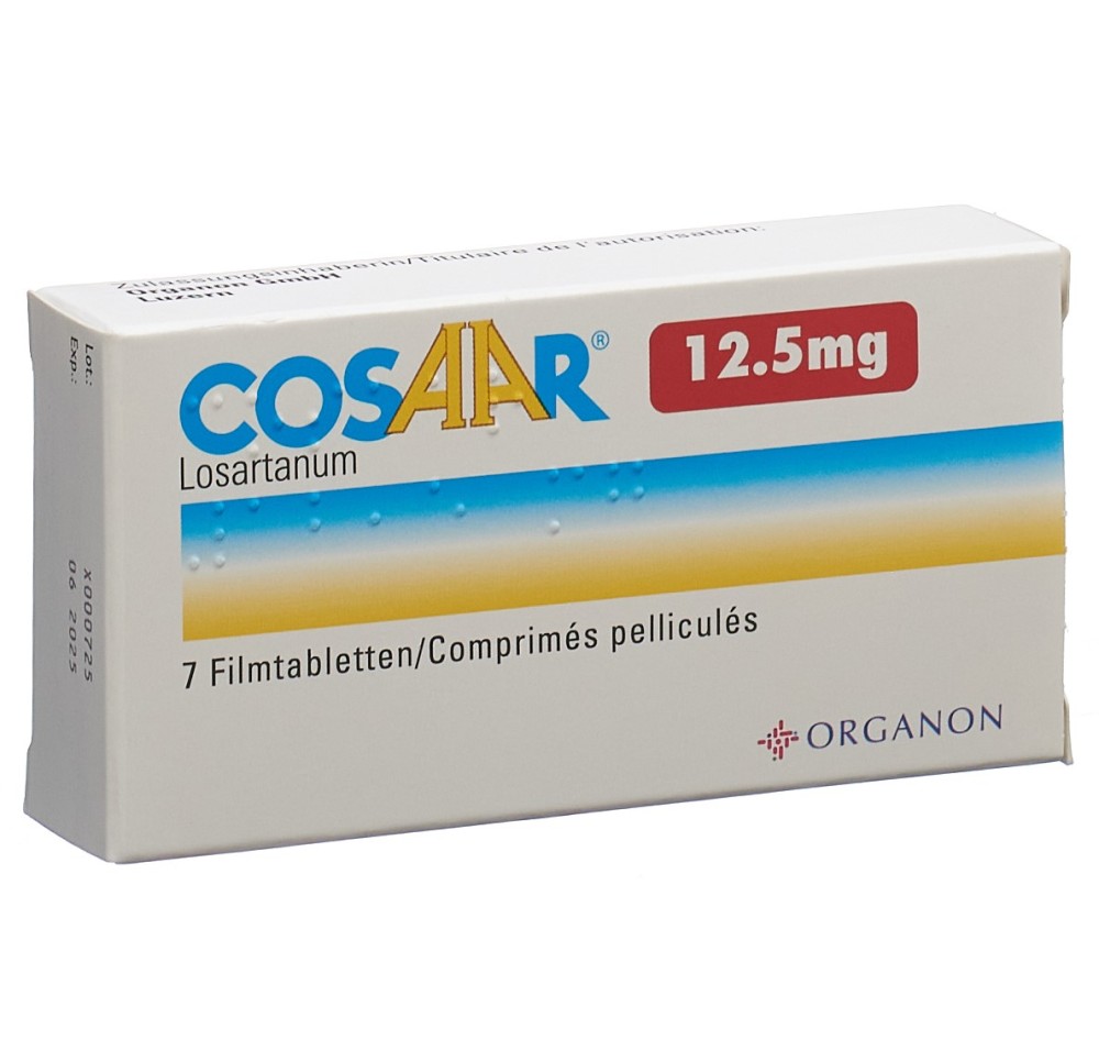 COSAAR cpr pell 12.5 mg 7 pce COSAAR cpr pell 12.5 mg 7 pce