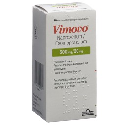 VIMOVO cpr pell 500mg/20mg bte 30 pce