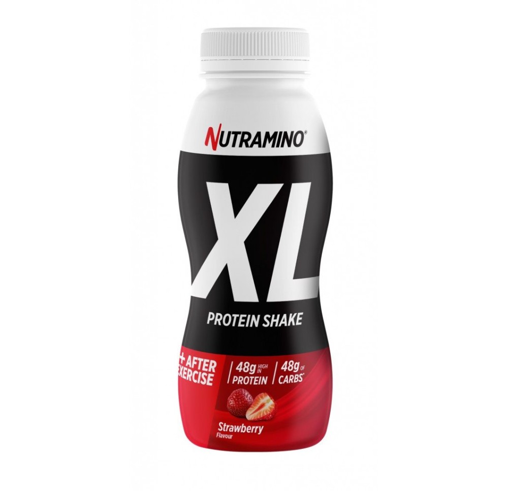 NUTRAMINO Protein XL Recove Shake Stra 475 ml NUTRAMINO Protein XL Recove Shake Stra 475 ml