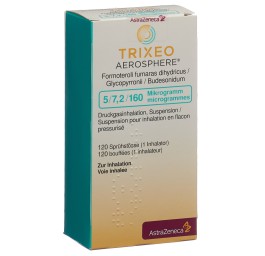 TRIXEO AEROSPHERE 5/7.2/160 mcg 120 dos